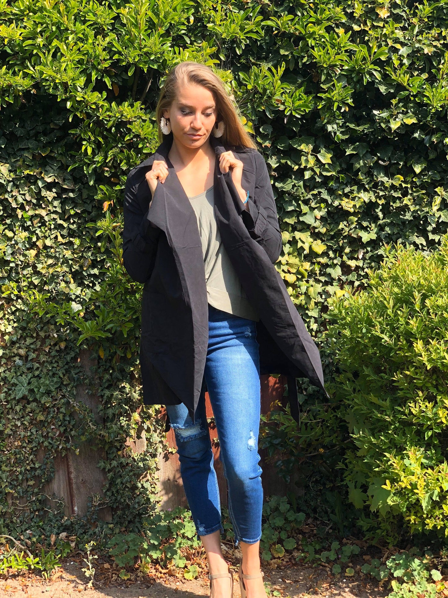 Lila Trench Coat