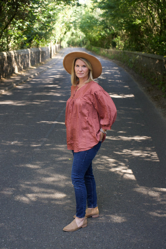 Amber Boho Chic Blouse