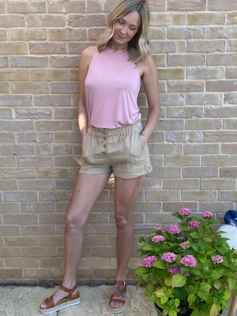 Lennon Khaki Shorts