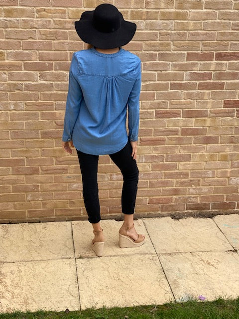 Bordeaux Chambray