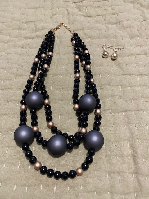 Ornament Necklace & Earrings