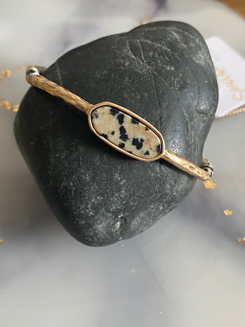 Dalmatian Pull string bracelet