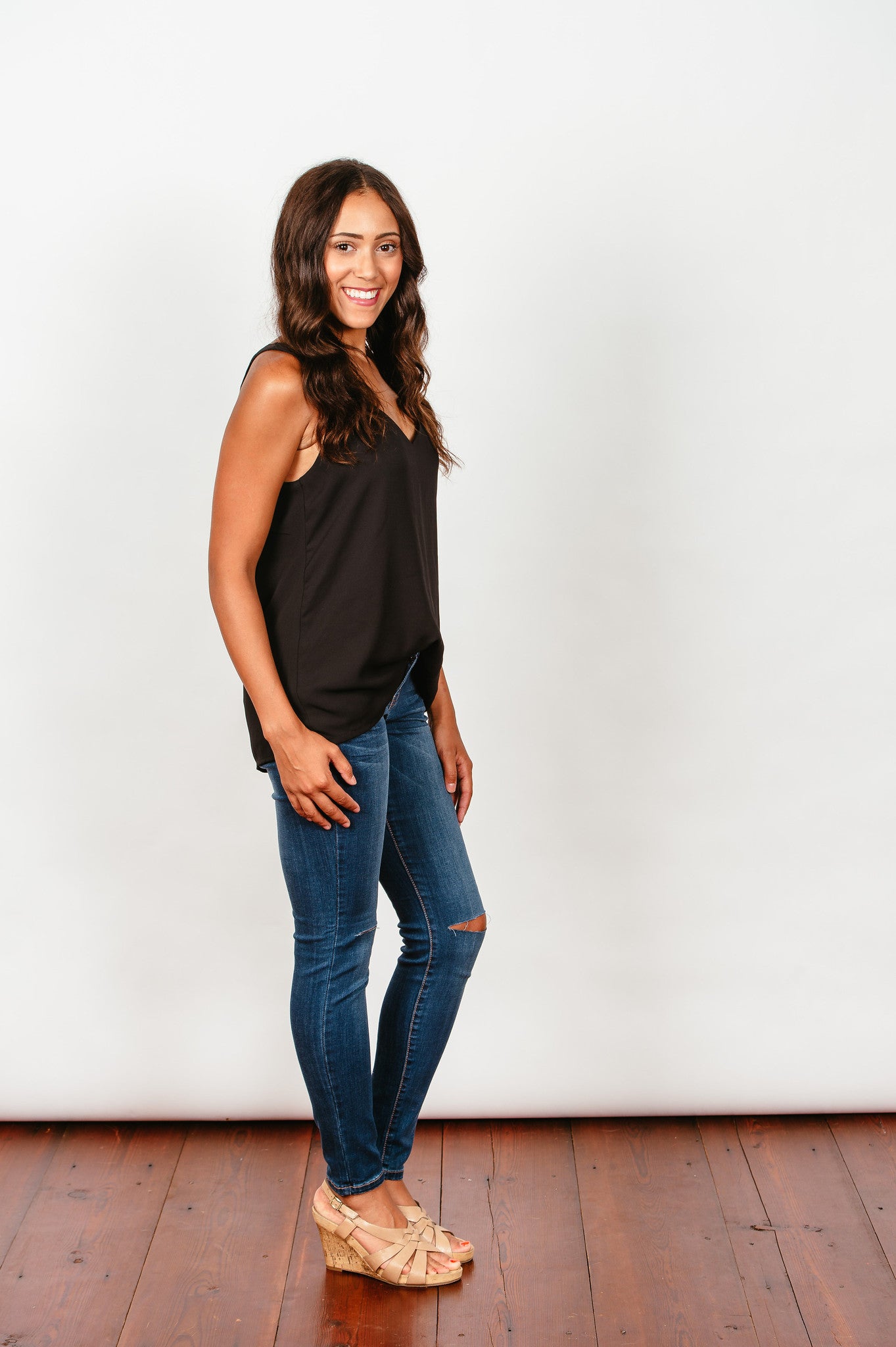 Skinny Slit Jeans