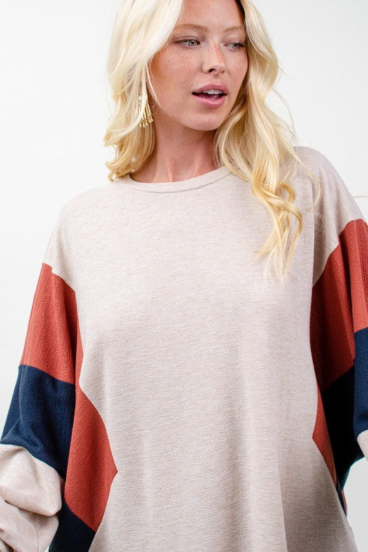 Auburn Top in Oatmeal