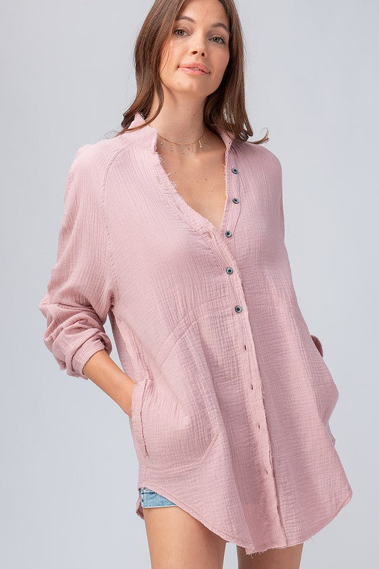 Hadley Plush Over-Sized Shirt