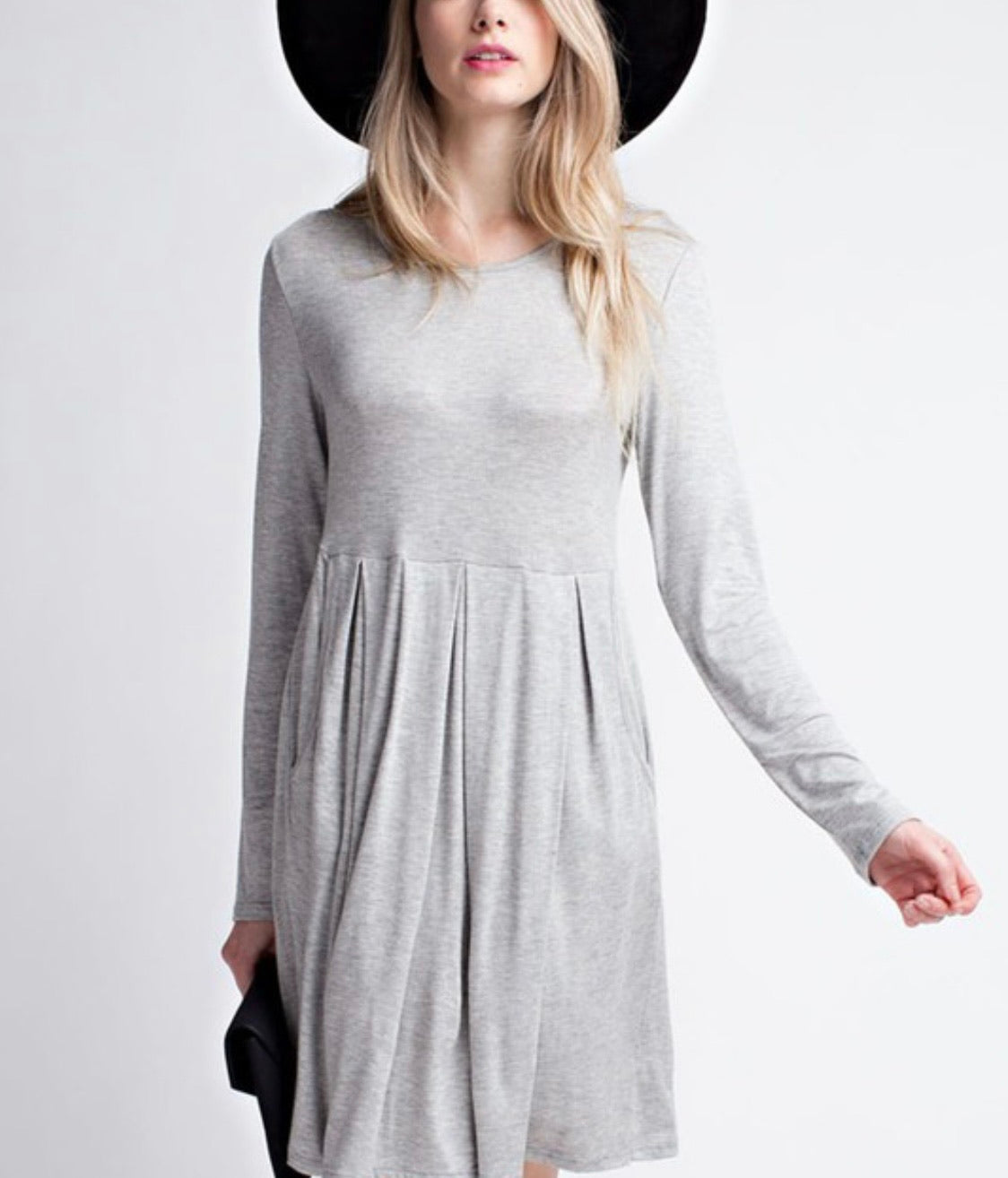 Hayden Dress in Heather Grey