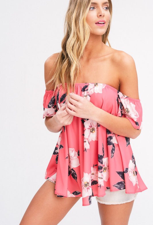 Lily Flower Off The Shoulder