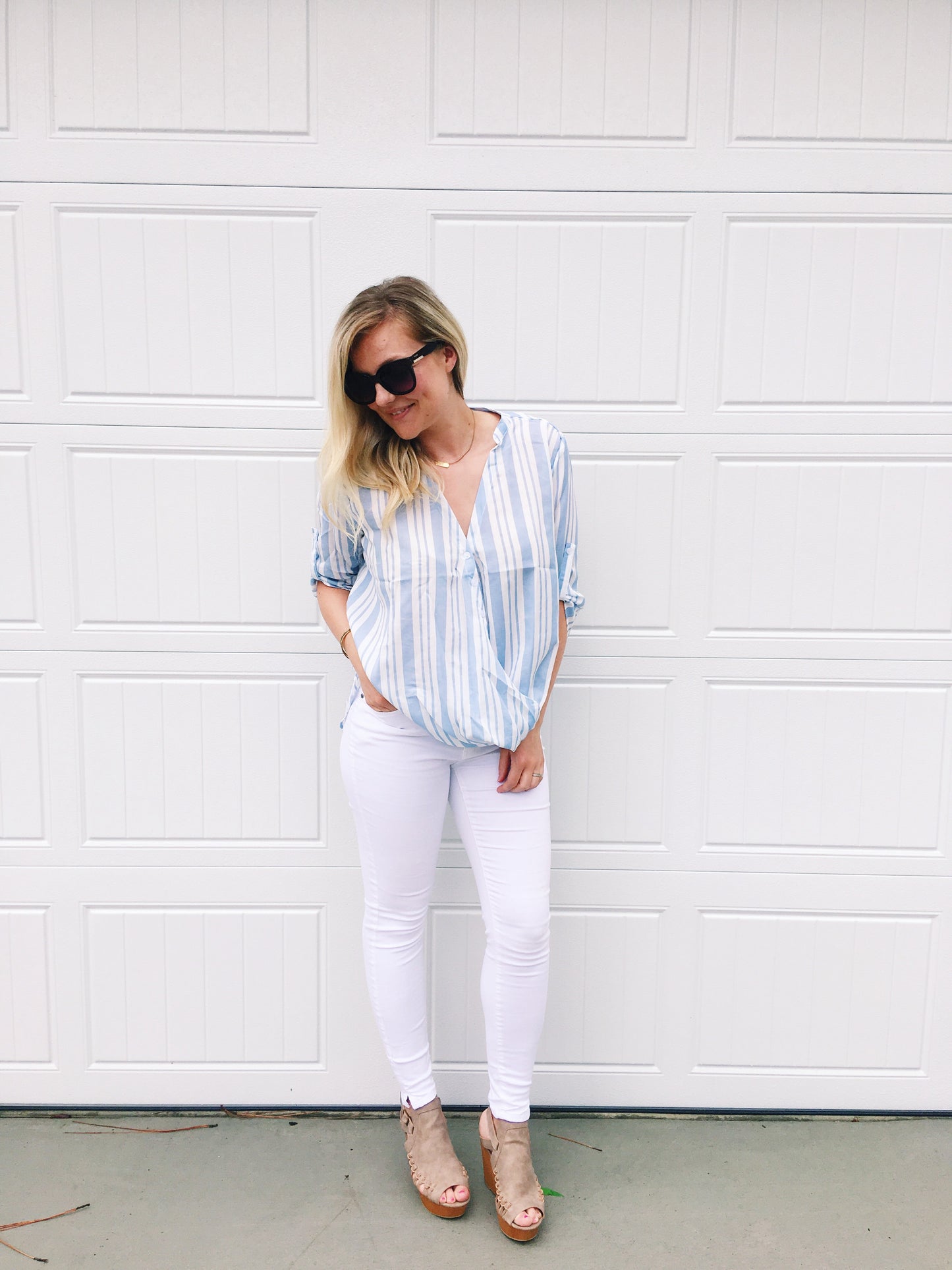 Set Sail Striped Blouse
