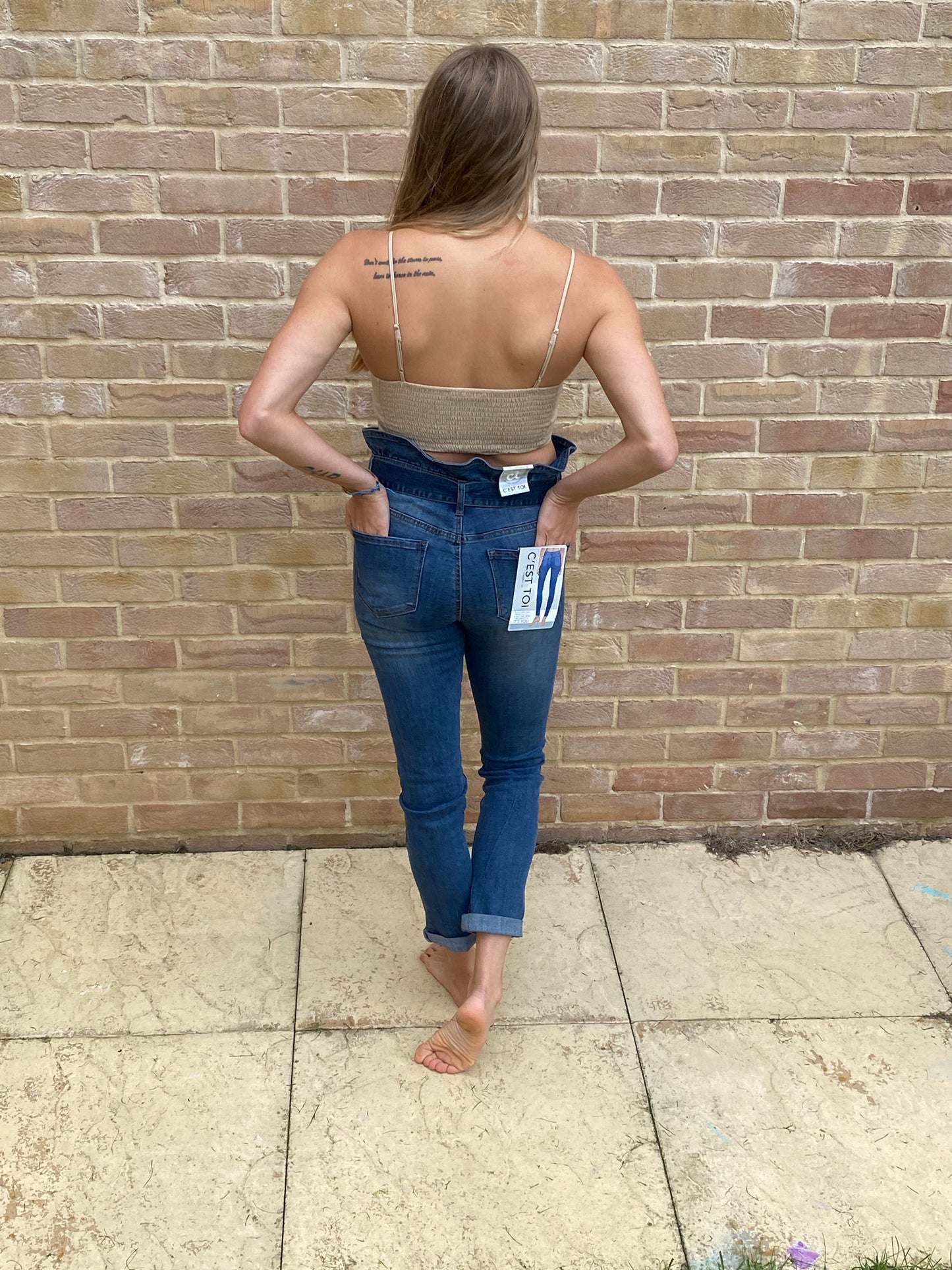 Paper Bag Denim Jeans