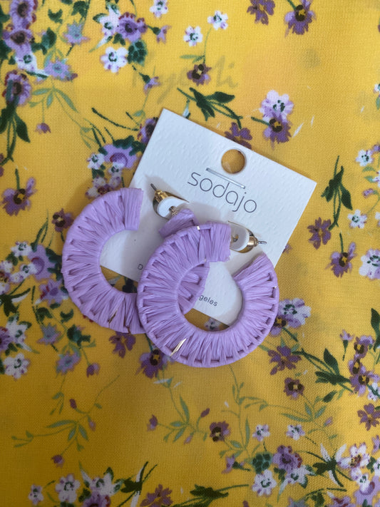 Lavender Hoops