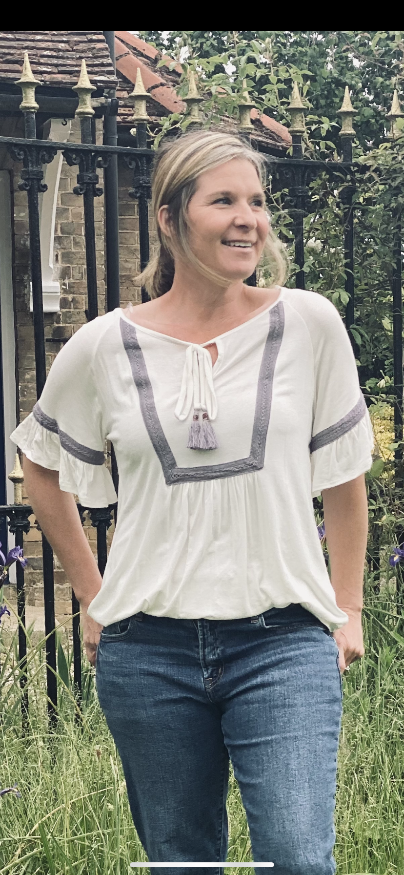 Sweep Me Away Top