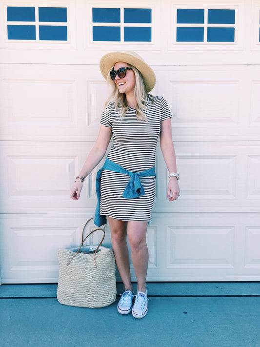 The Cassie Stripe Dress