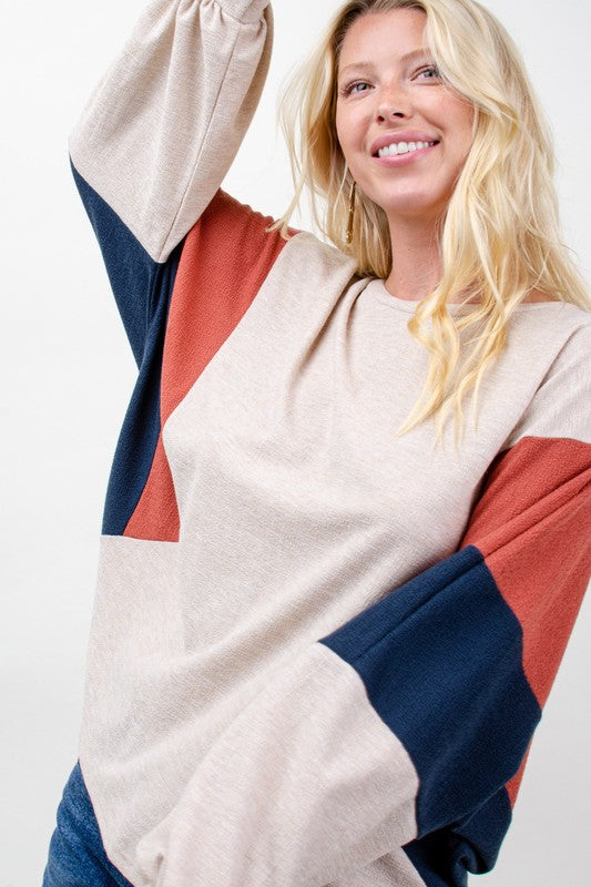 Auburn Top in Oatmeal