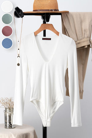 White long sleeve Body Suit