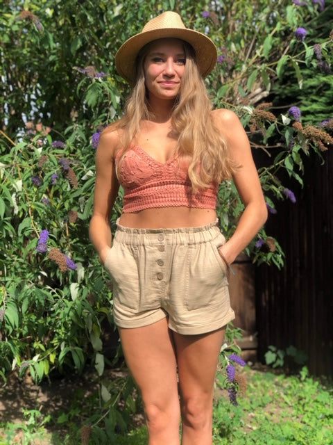Lennon Khaki Shorts