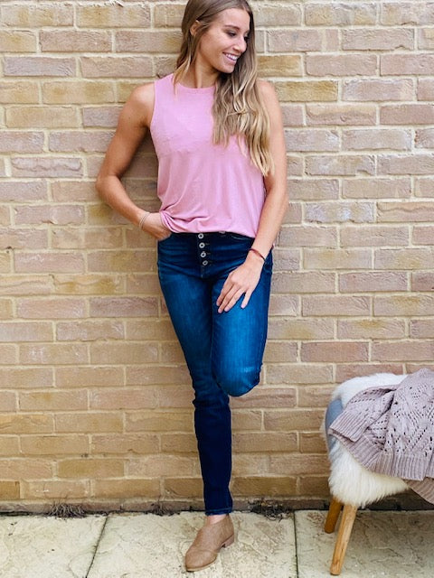 Solid Desert Rose Tank
