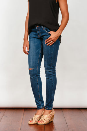 Skinny Slit Jeans